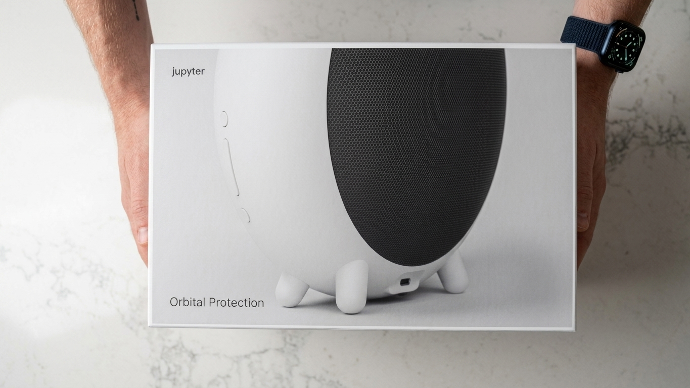 The Orbital Protection kit being unboxed